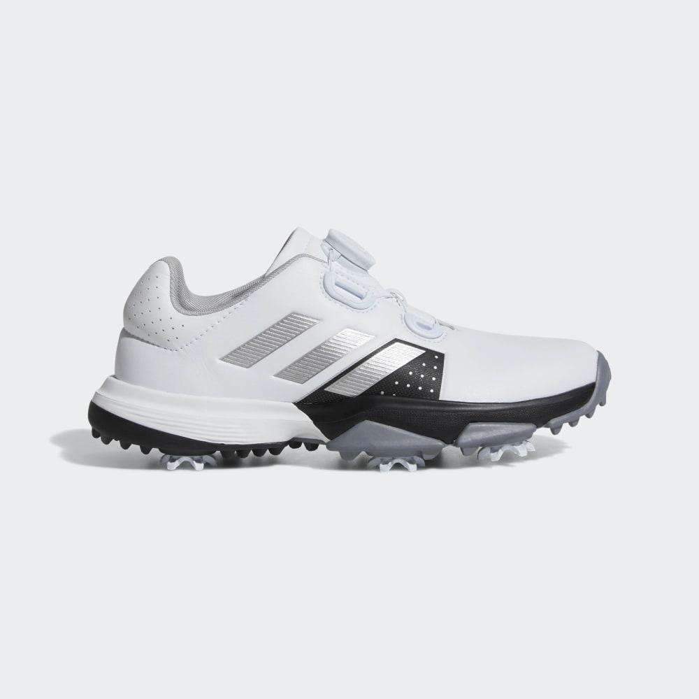 Adidas Boys' Adipower Boa Originals Shoes White/Silver Metal/Black Ireland F33535